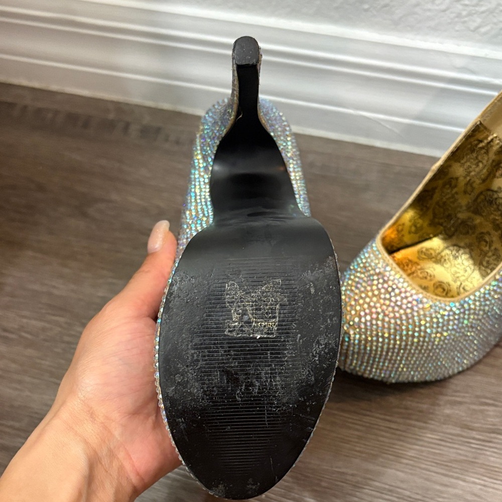 Bordello Y2K Sparkling Rhinestone Heels - Picture 9 of 14